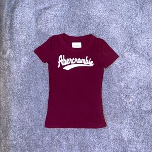 ABERCROMBIE & FITCH LOGO TEE SHIRT